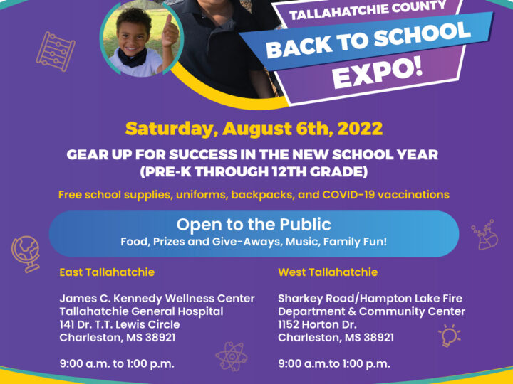 TALLAHATCHIE COUNTY BACK TO SCHOOL EXPO!